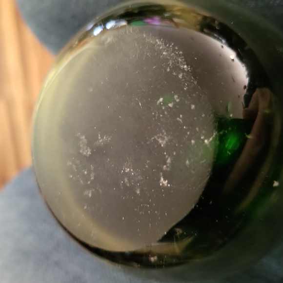 Glass Swirl Paperweight Magmum Vintage 4" - Picture 8 of 10